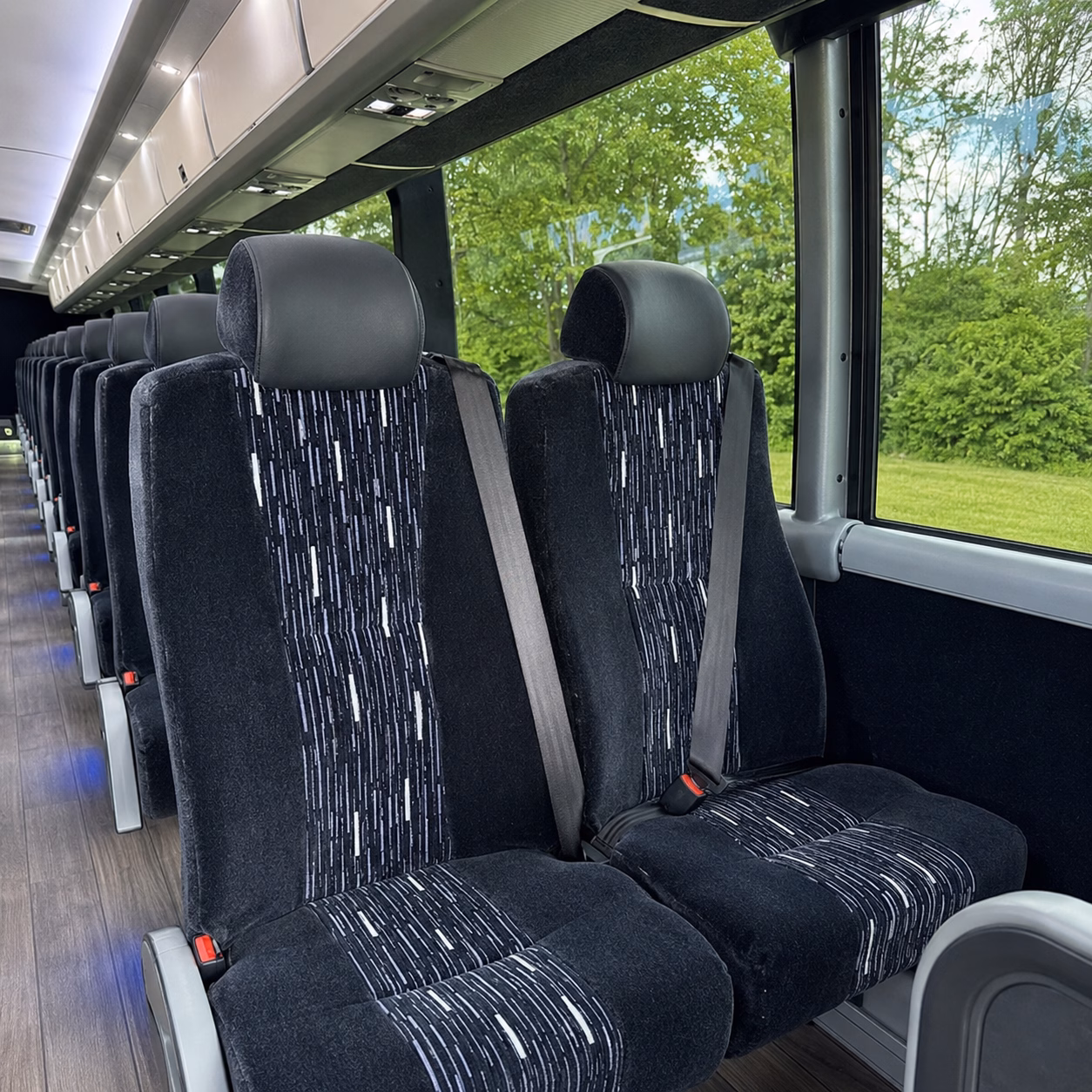 high point religious group transportation onboard seating
