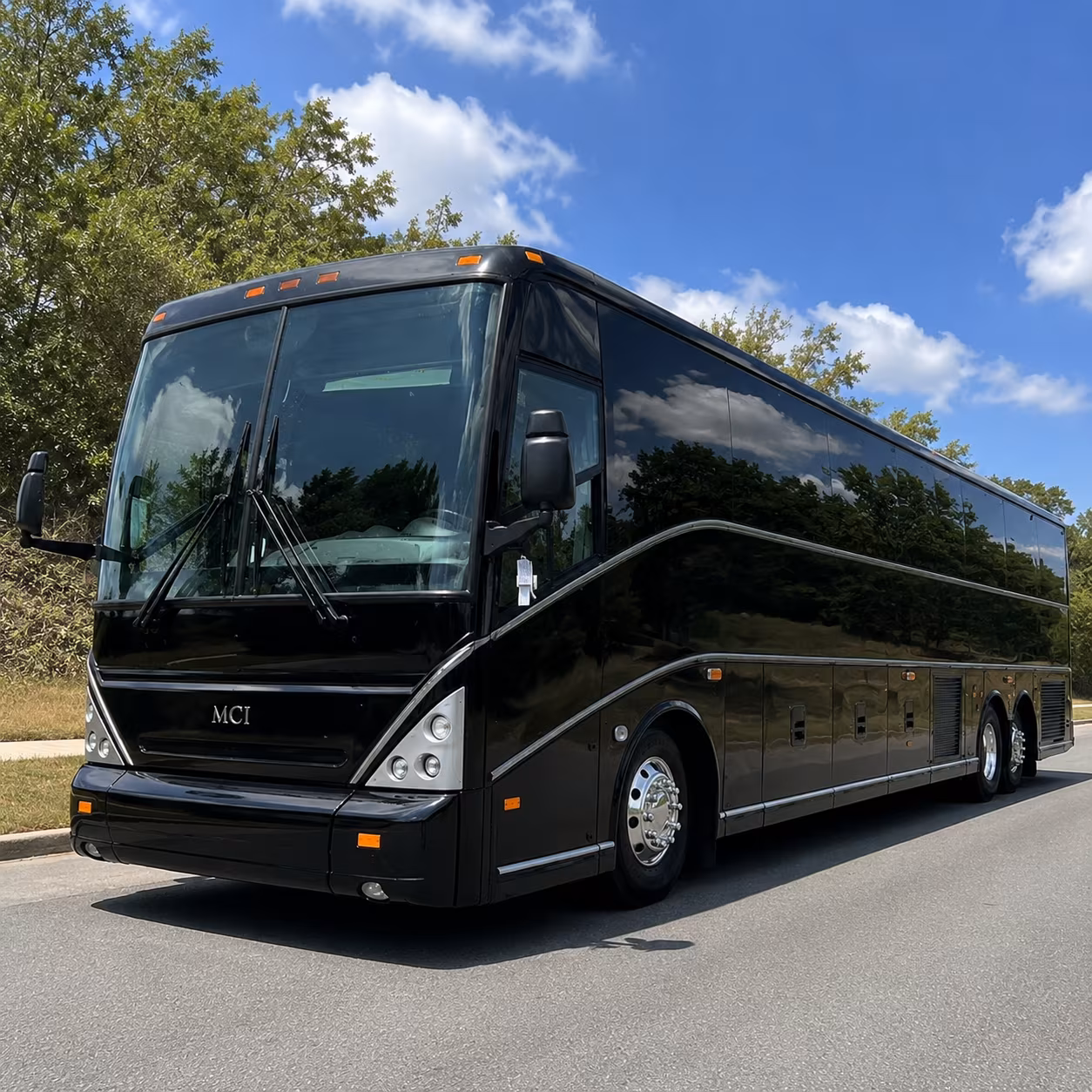 hpu commencement prom and school field trip buses in high point